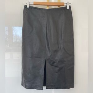 Lord & Taylor leather skirt